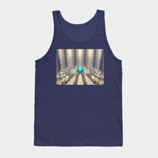 Abstract Golden Fractal Tank Top